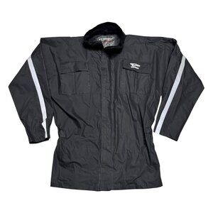 TEKNIC Waterproof Rain Outdoor Motorcycle Biker Riding Jacket Mens Large